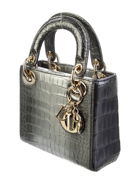 lady dior alligator bag|dior handbags designer.